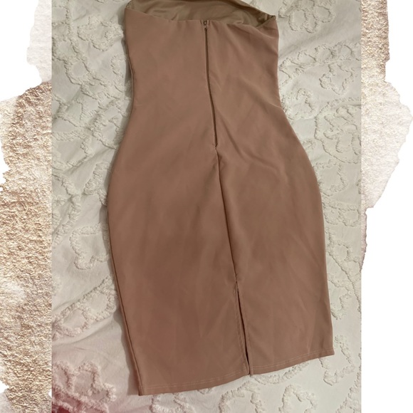 Nude Bodycon Dress | Windsor - Picture 3 of 3